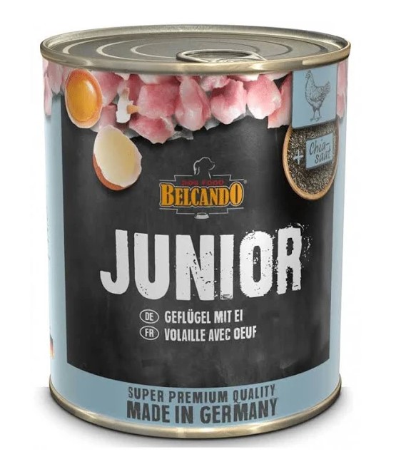 Belcando Lata Junior Ave y Huevo