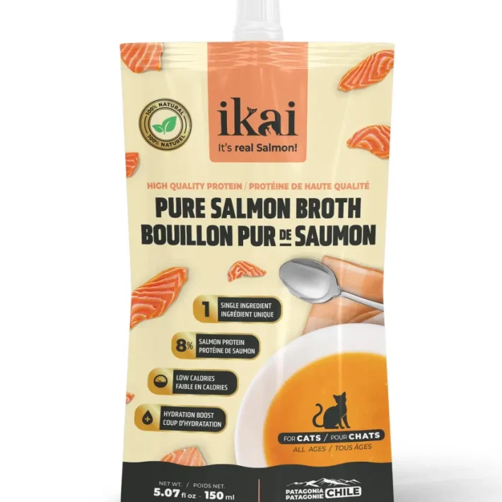 Caldo de Salmón Gatos IKAI 150 ml