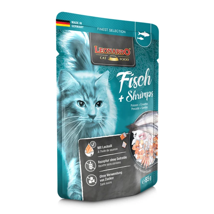 Leonardo Finest Selection Pescado y Camarón 85 gr