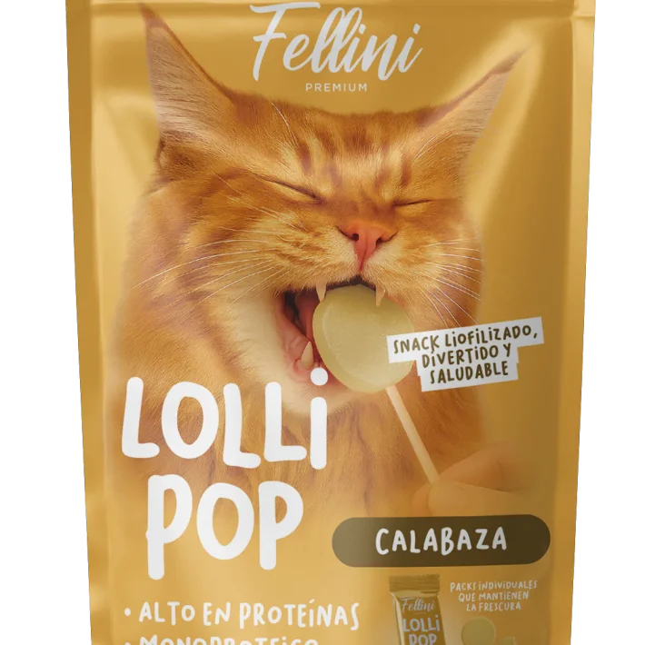 Fellini Lollipop Calabaza (3 unidades)
