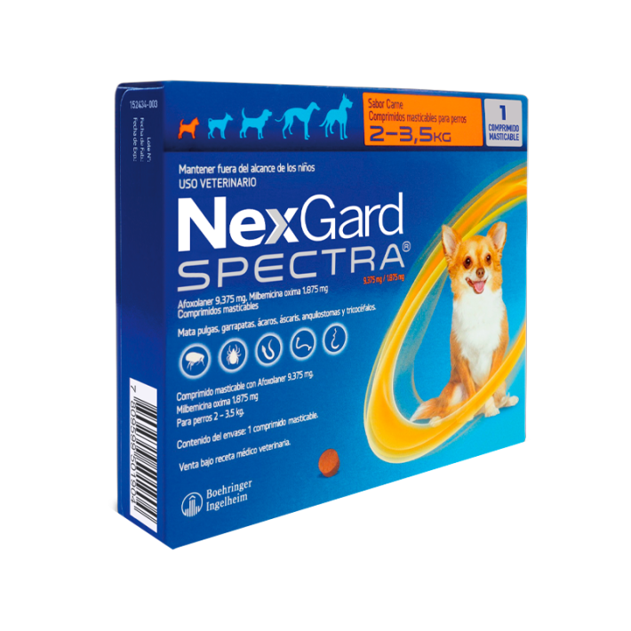 Nexgard Spectra Antiparasitario (1 comprimido)