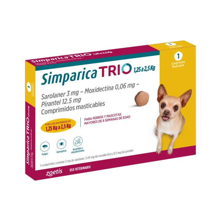 Simparica Trio Antiparasitario (1 comprimido)