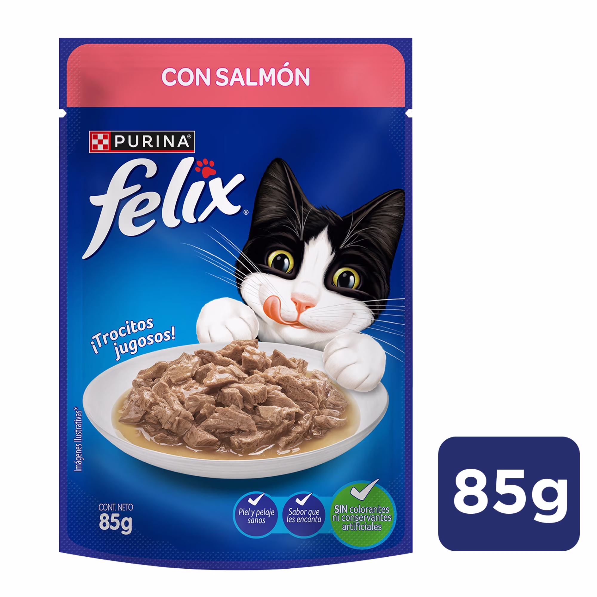Felix Pouch Salmón 85 gr