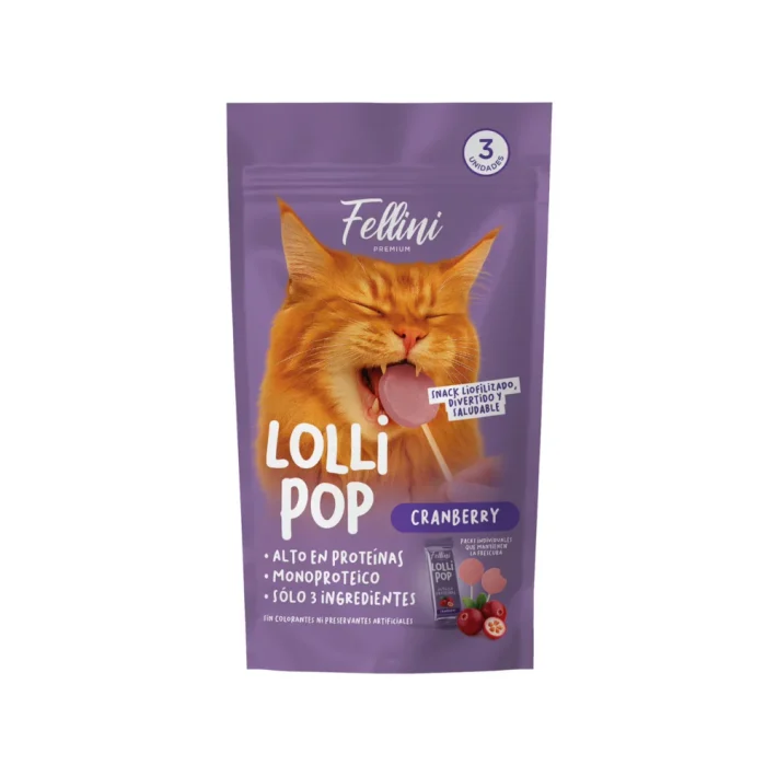 Fellini Lollipop Cranberry (3 unidades)
