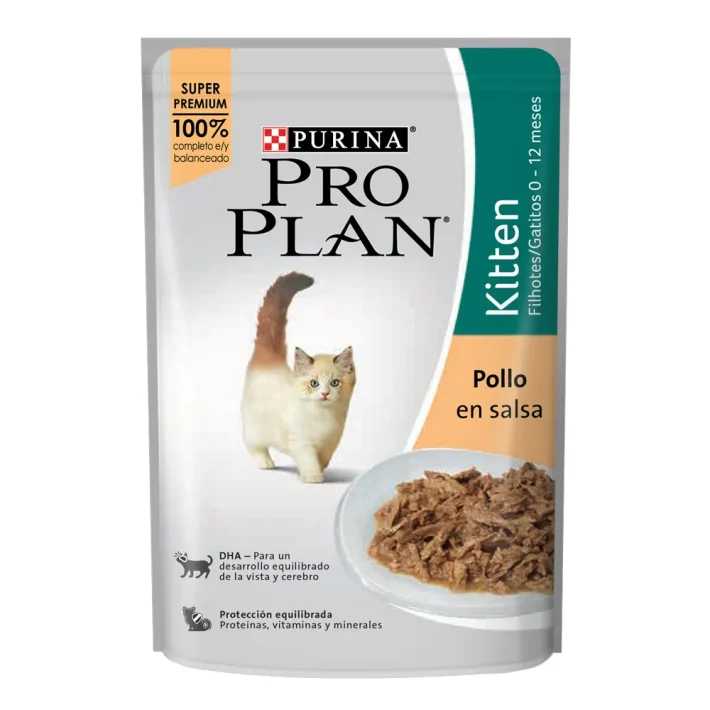 Pro Plan Kitten Pollo en Salsa 85 gr