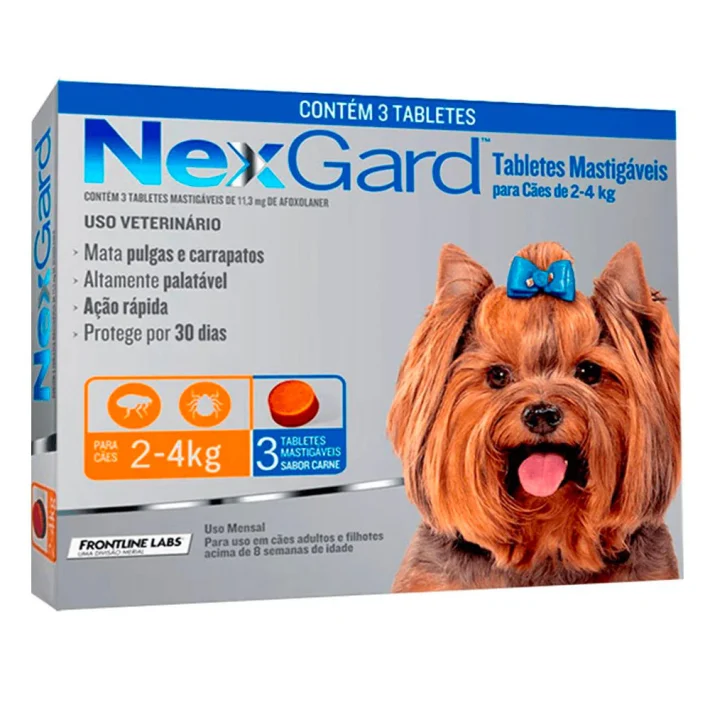 Nexgard Antiparasitario Externo (3 comprimidos)