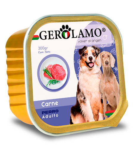 Gerólamo Paté Perro Adulto Carne 300 grs
