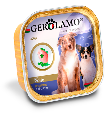 Gerólamo Paté Perro Adulto Pollo 300 grs
