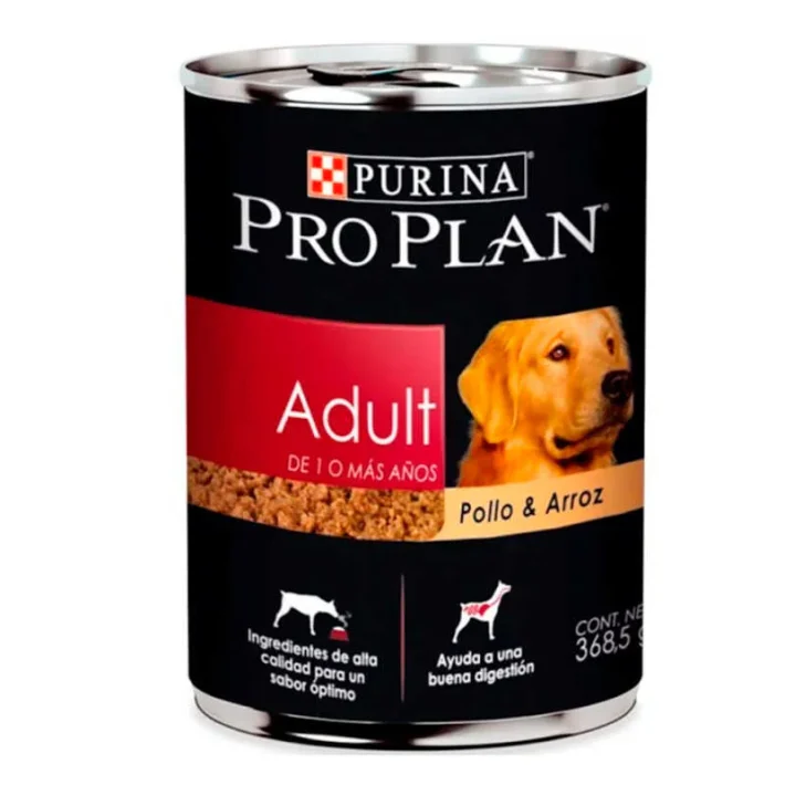 Pro Plan Lata Adulto Carne y Arroz 368 grs.