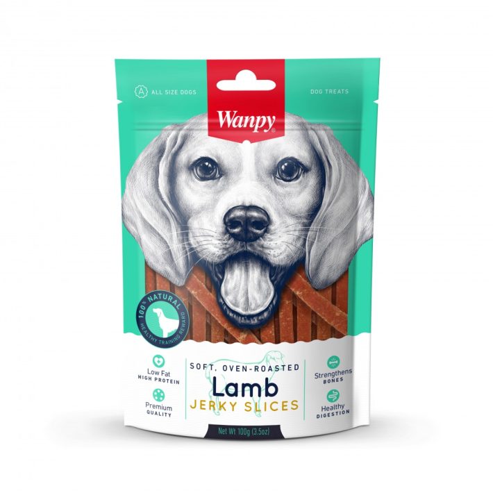 Wanpy Jerky Slices Lamb 100 grs.