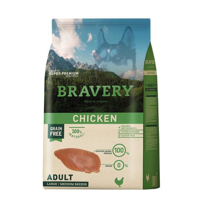 Bravery Chicken Adulto Rz Mediana/Grande 12 kg