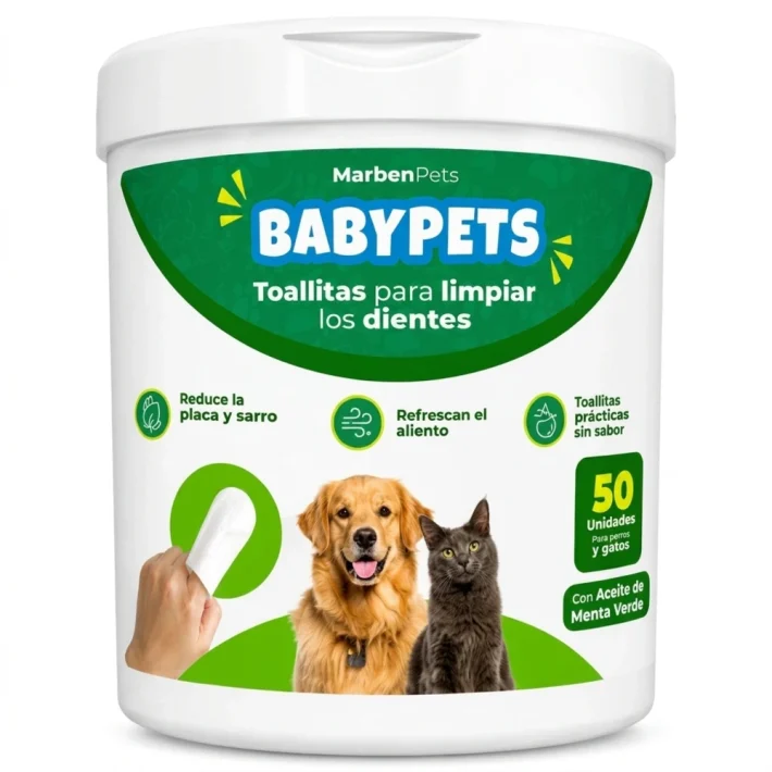 Baby Pets Toallitas para los Dientes 50 unidades