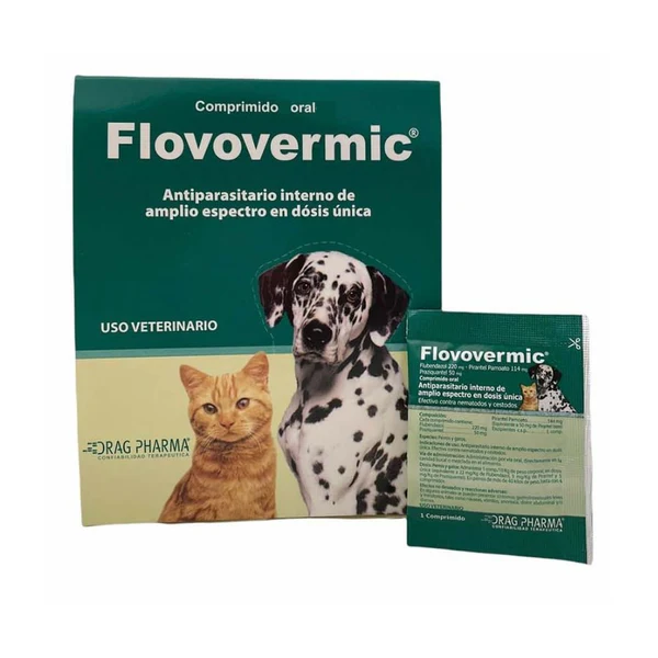 Flovovermic Antiparasitario Interno Perros y Gatos